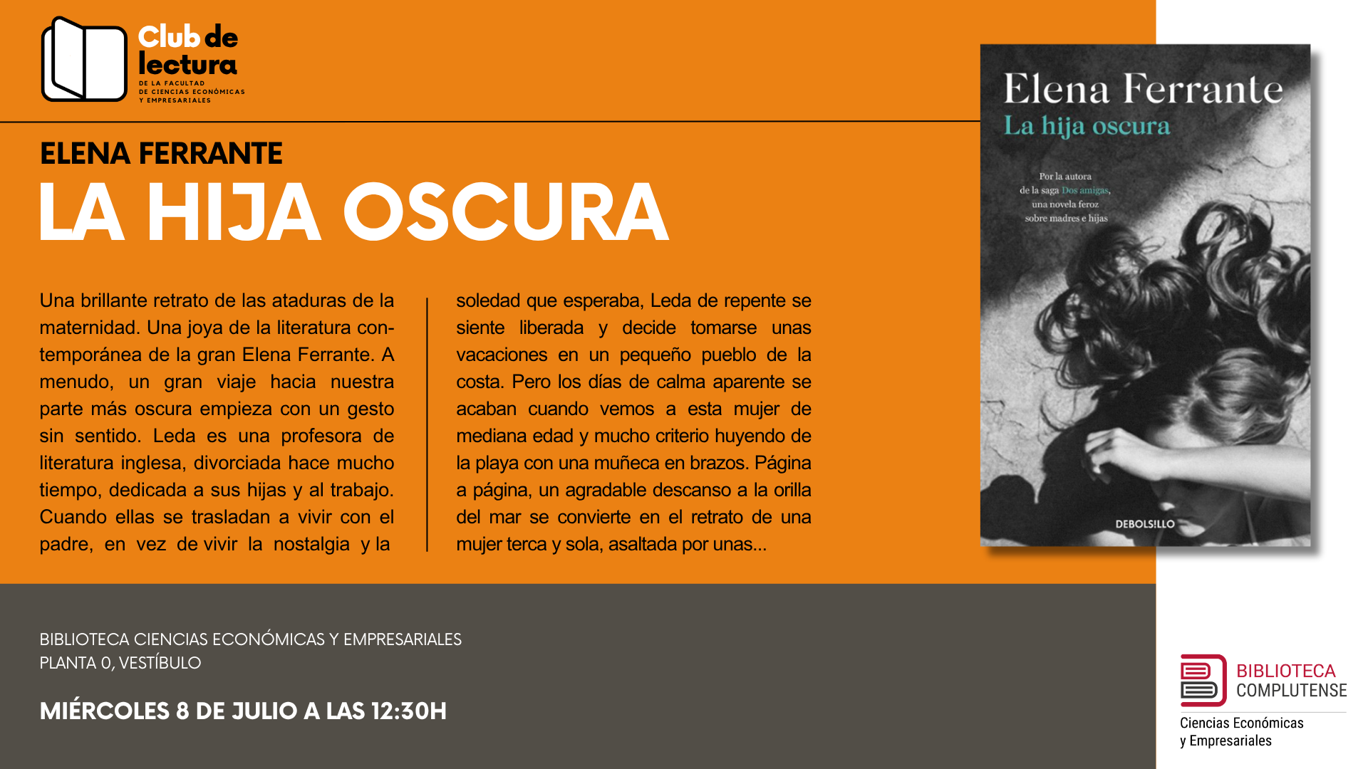 Reunión Club de Lectura, 8 julio